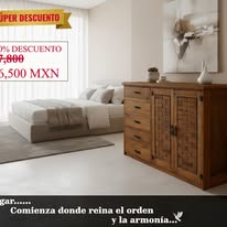 Tocador con espejo iluminado