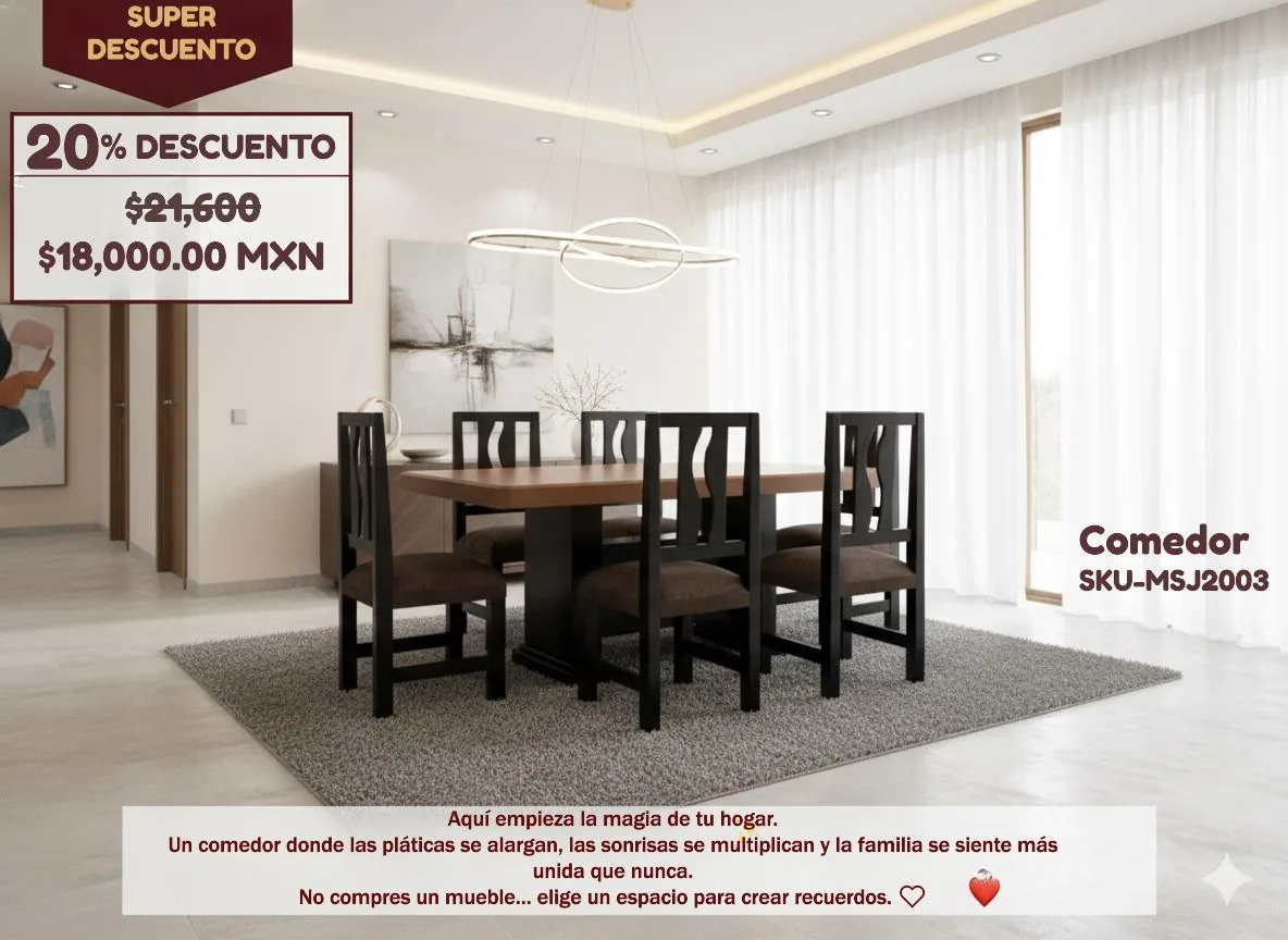 Comedor modelo MSJ2003